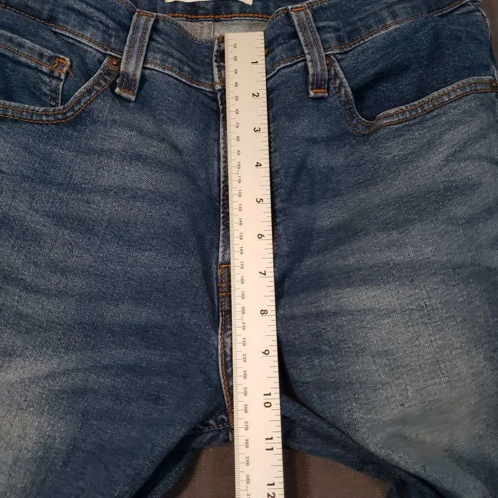 Levi Strauss Signature Slim Jeans Mens 32x30 Blue Medium Wash Stretch Denim